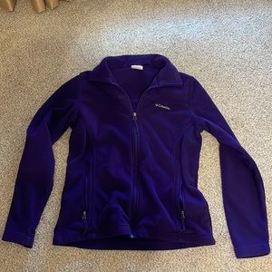 Purple Columbia zip up jacket